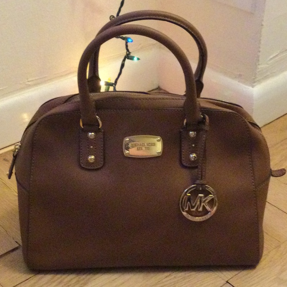 Michael Kors Brown Satchel Bag